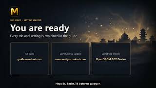 1 - M Bot Kurulum ve Başlangıç Rehberi | Getting Started Guide – SRO Mobile Bot 