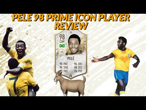 Pele 98 Prime Icon Player Review Hidden 5 ⭐️ Weak Foot. The 🐐. Fifa 22 Ultimate Team