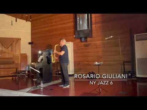 Saxophonist Rosario Giuliani with a beautiful tone on his Drake NY Jazz 6 Alto Mouthpiece