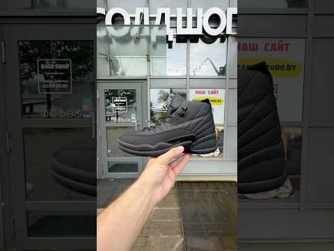фото air jordan 12 retro winterized 'triple black' 0