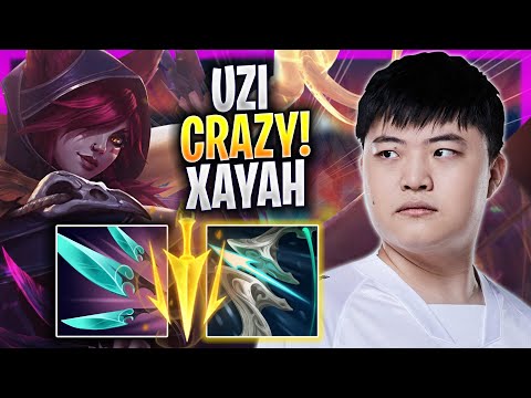UZI IS SO CRAZY WITH XAYAH! - Uzi Plays Xayah ADC vs Tristana! | Season 2023