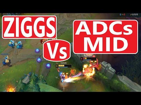 When ZIGGS MAIN play vs ADCs mid