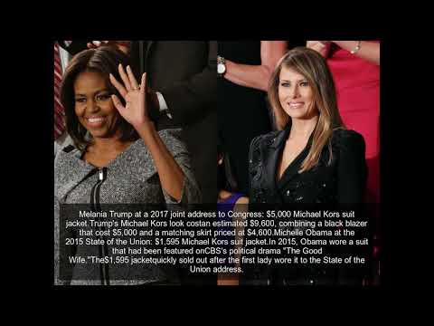 The cost difference between Melania Trump's and Michelle Obama's outfits reveals the truth about Ame