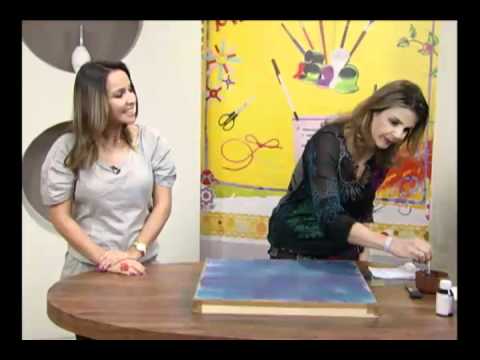 Mulher.com 13/09/2011 - Pintura em seda e feltragem