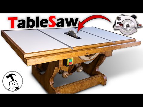 How to Make homemade Table Saw//Circular Saw to Table Saw//Simple mechanism//Diy TableSaw//