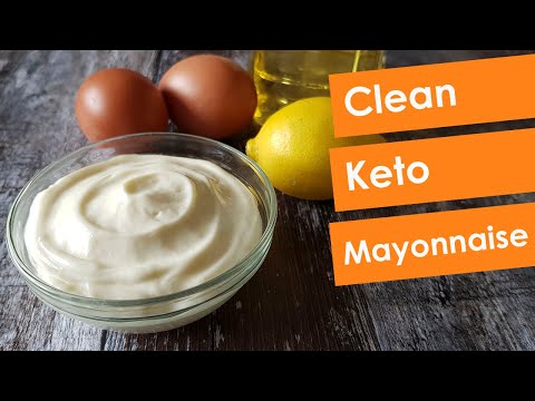 Keto and clean eating Mayonnaise Recipe - How to make Mayo - Low Carb