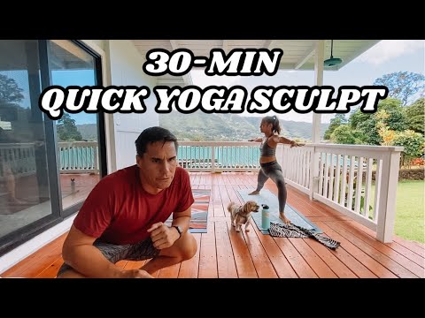 08/23/20 Max & Tiana 30-Min Yoga Sculpt (no equipment needed/at-home workout)
