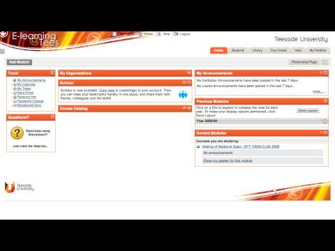 Blackboard 9 Student Guide
