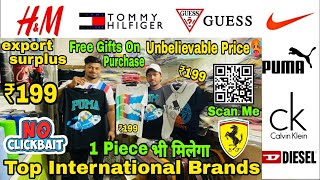 100% ORIGINAL BRANDED CLOTHES IN CHEAPEST PRICE MUMBAI | EXPORT SURPLUS & PREMIUM RETAIL& WHOLESALE