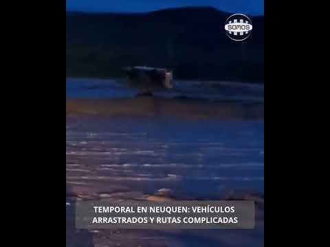 Crecidas y caminos afectados por el temporal #neuquén