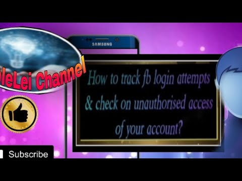 How to track fb login attempts & check on unauthorised access of your account?
