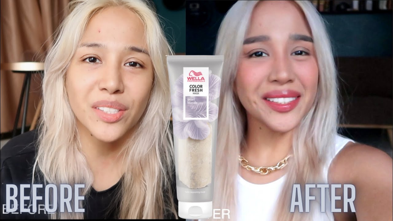 Wella PEARL BLONDE Color Fresh Mask Review