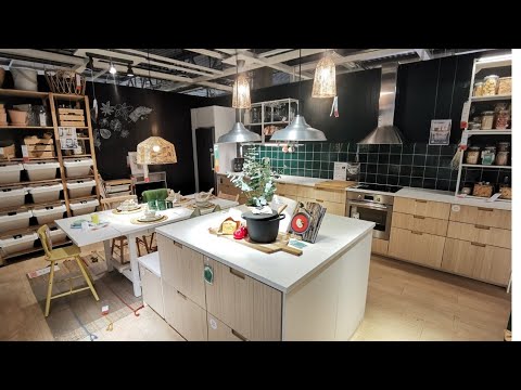 IKEA FRÖJERED & VEDDINGE Kitchen with Bamboo – Functional Kitchen Island Tour