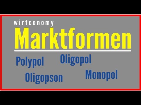 Marktformen einfach erklärt | Polypol, Oligopol, Monopol | Beispiele | wirtconomy