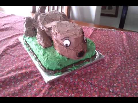 Rosie's puppy dog birthday cake