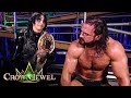Rhea Ripley Shrugs At Drew McIntyre WWE Crown Jewel 2023 Highlights