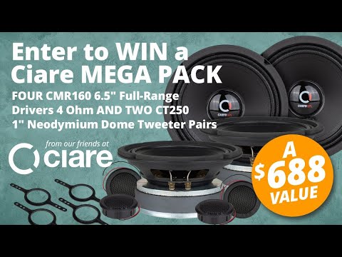 Enter to WIN a Ciare MEGA Pack - Plus New Gear from Dayton Audio and Talent