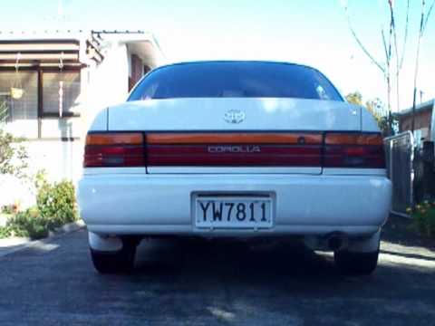1993 Corolla 2" Exhaust & Dynomax Muffler Install + 1x Resonator