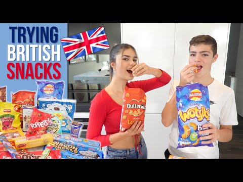 Trying British Snacks | Grace's Room