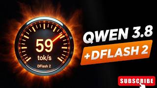 DFlash 2: Qwen3.8-27B at 2× Speed - Live Benchmark Locally