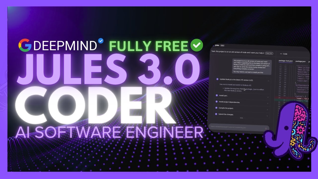 Google Jules 3.0 UPDATE: FULLY FREE Async AI Coder IS INSANELY GOOD! (Jules API, Tools, CLI, & More)