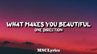 Download lagu One Direction | What Makes You Beautiful Lyrics mp3