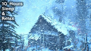 BRUTAL MASSACHUSETTS WINTER with EXTREME SNOWSTORM and BLIZZARD SOUNDS for sleep #asmr