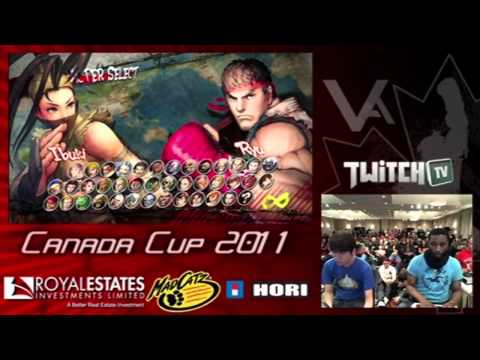 Canada Cup Gaming 2011 SSF4AE International 5v5 Europe2 vs Korea Part 1