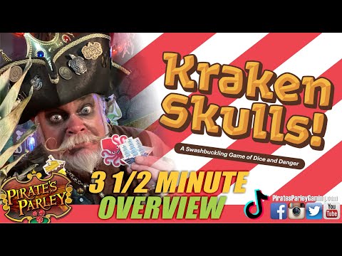 Kraken Skulls! 3 1/2 min Pirate Overview!