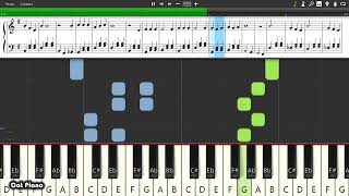 Lucienne Delyle - Mon amant de Saint-Jean - Piano tutorial and cover (Sheets + MIDI)