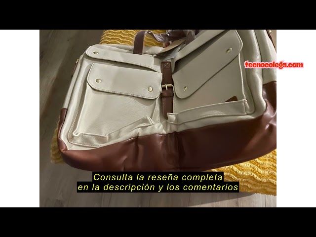 Vídeo relacionado con Baosha Bolso de hombro para mujer impresión portátil bolsa de ordenador portátil de 15,6 pulgadas maletín Satchel bolso de hombro Bookbag YL-01