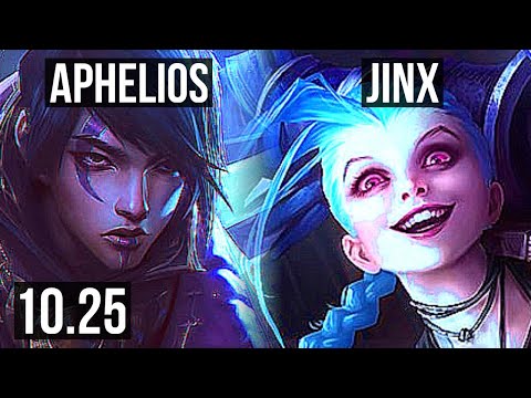 APHELIOS & Nami vs JINX & Karma (ADC) (DEFEAT) | Godlike, 300+ games | EUW Diamond | v10.25