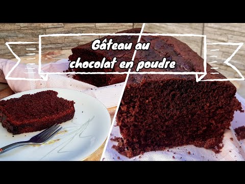 Recette Gâteau au chocolat en poudre facile