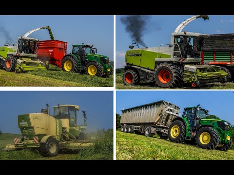 Mehr Sound geht nicht!/ Vom mähen bis zum Häckseln XXL/ Krone BigM/ Claas Jaguar 900/ 14 Abfahrer