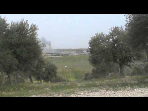 استهداف معسكر الحامدية بقذائف الهاون من قبل لواء أحرار 15 آذار في محافظة إدلب