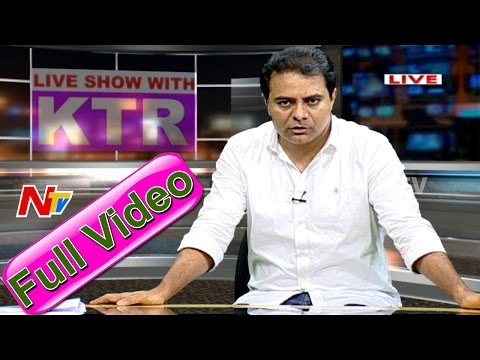 Live Show with KTR || Smart, Secure and Green Hyderabad is for Everyone || Full Video || NTV