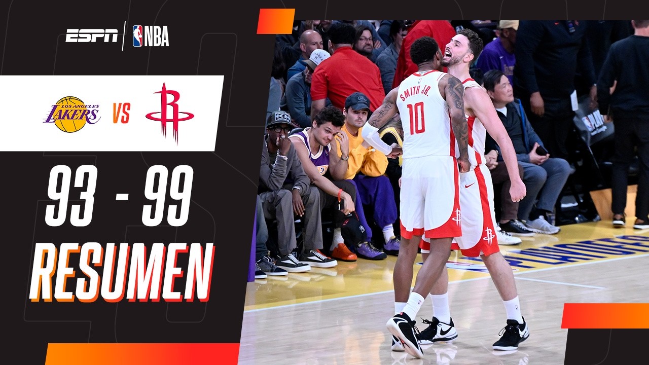 TRIUNFAZO DE LOS ROCKETS FRENTE A LOS LAKERS CON UN JABARI SMITH JR. INTRATABLE | RESUMEN