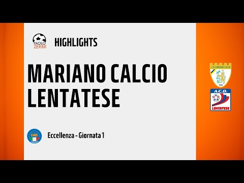 [HIGHLIGHTS] Eccellenza Girone A 24/25 - Day 1 - Mariano - Lentatese