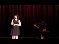 Naomi Gonzales (with Jordan Guesman) singing ...