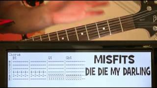 Misfits Die Die My Darling Guitar Chords Lesson & Tab Tutorial also by Metallica