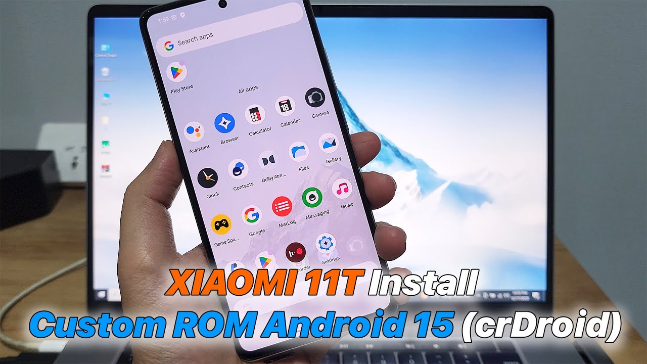 XIAOMI 11T Install Custom ROM Android 15 (crDroid)