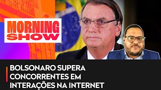 Bolsonaro supera adversários nas redes e clima esquenta