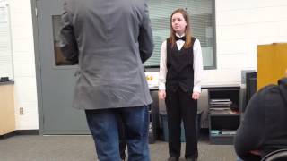 Maya and Kate-Lynn Duet, "He's Gone Away"