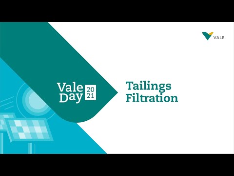#ValeDay2021: Tailings filtration