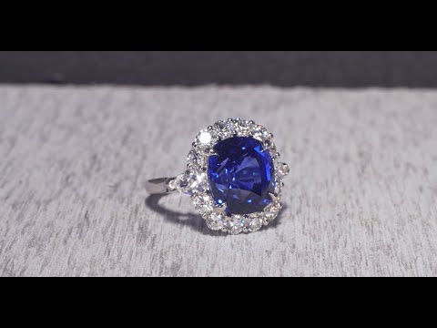 Hand-Crafting a Blue Sapphire & Diamond Bouquet Ring - Custom by Addessi