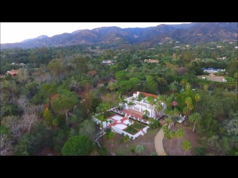 AERIAL "El Fureidis" The SCARFACE Movie Mansion-Santa Barbara,Ca. Inspire 1 4K HD