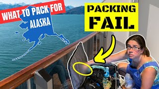 My Alaska Cruise Packing Disaster - What I FORGOT to Pack!