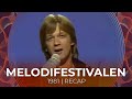 Melodifestivalen 1981 Sweden RECAP