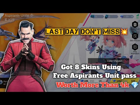 MlBB Aspirants Unit pass 🔥Got 8 skins worth more then 4k Diamonds.