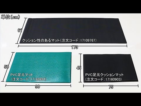 クッション マット PVC製 厚み15mm モノタロウ 滑り止め・冷え防止・疲労軽減マット 【通販モノタロウ】
